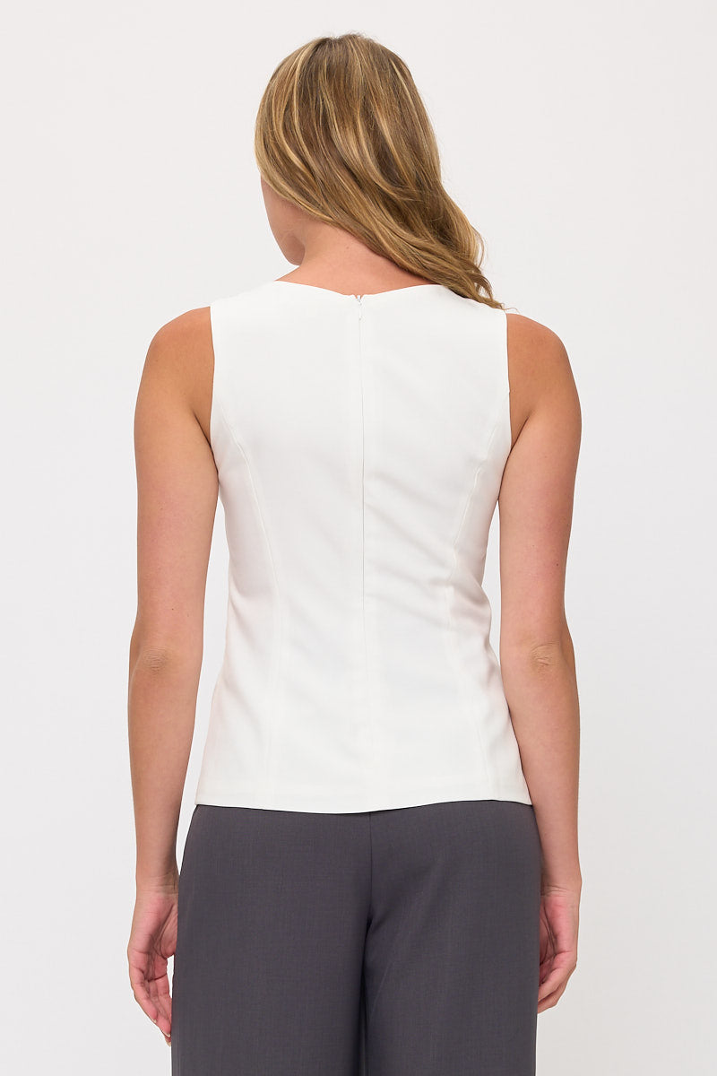 Sleeveless Top & Wide-Leg Trousers 2 Piece Sets