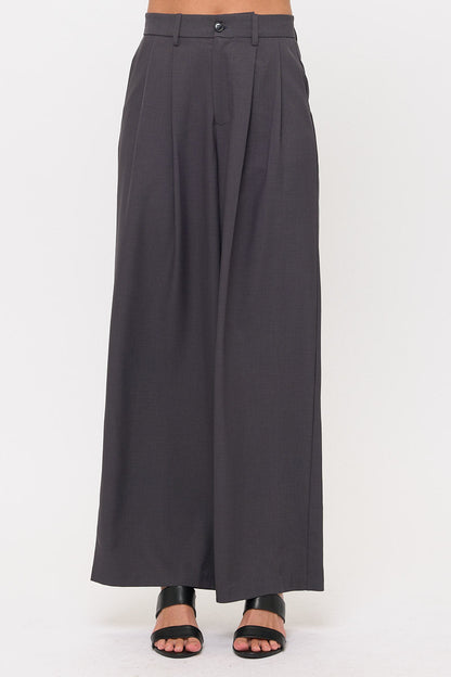 Sleeveless Top & Wide-Leg Trousers 2 Piece Sets