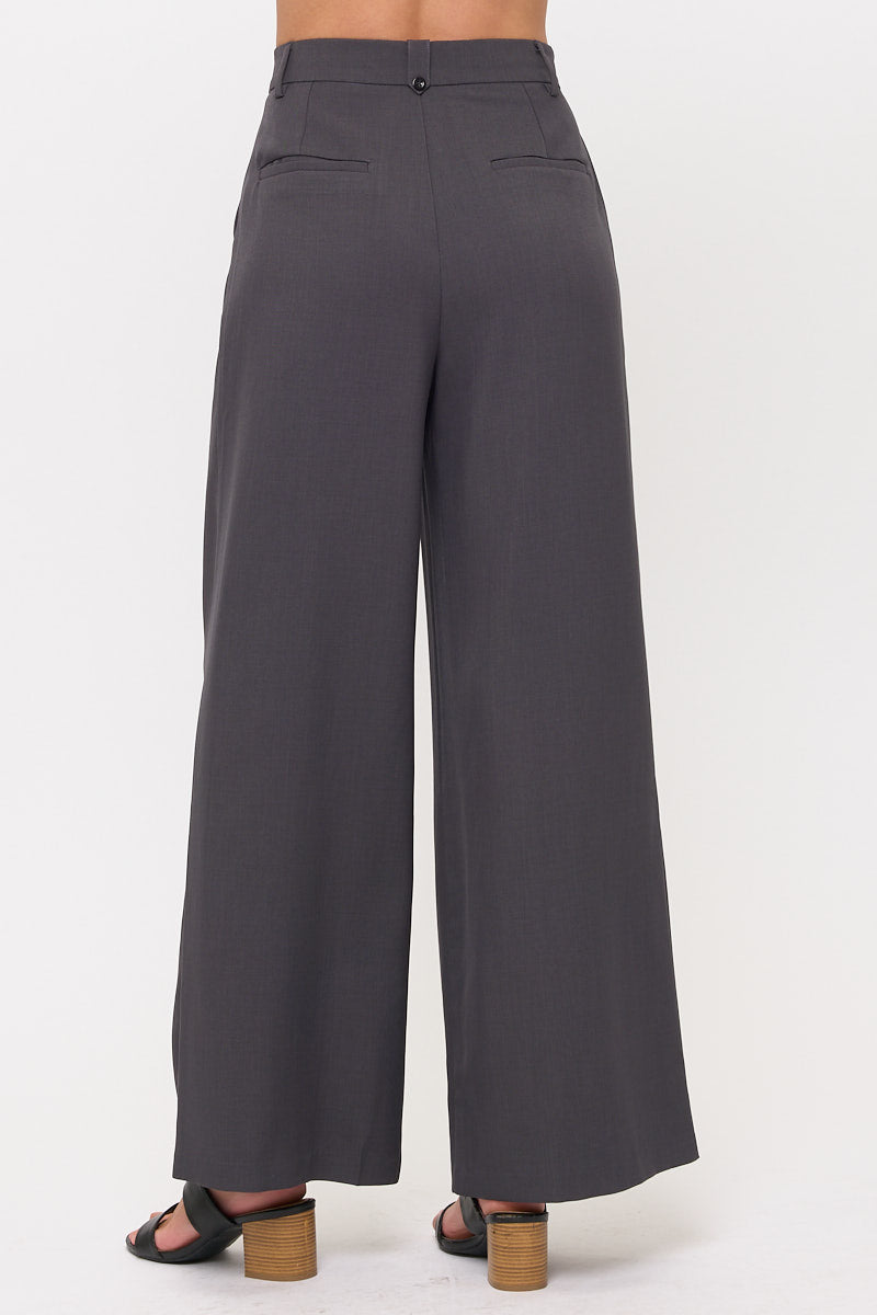 Sleeveless Top & Wide-Leg Trousers 2 Piece Sets