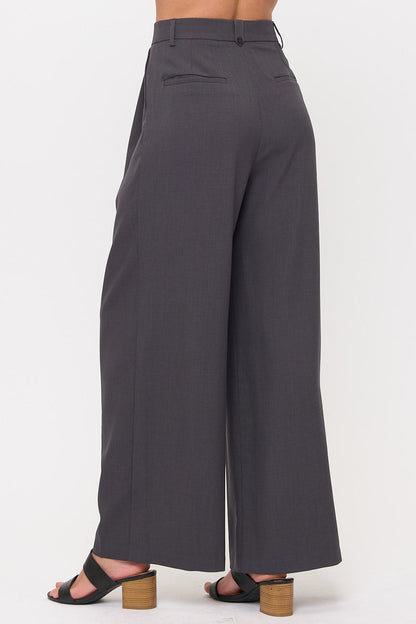 Sleeveless Top & Wide-Leg Trousers 2 Piece Sets